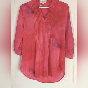 Bright pink & purple blouse - Chaus New York
